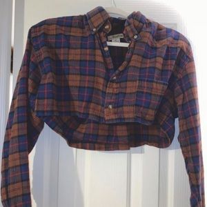 Vintage Cropped Flannel
